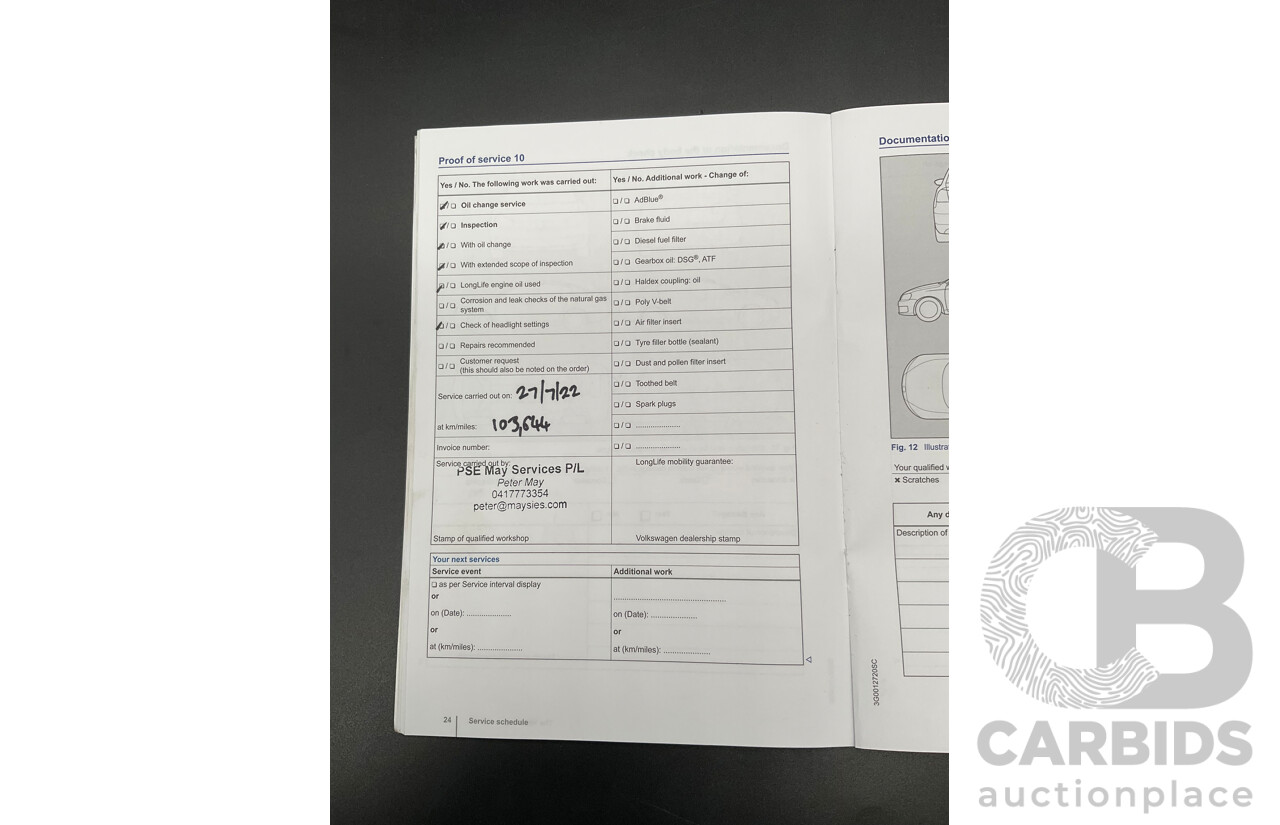 06/2016 Volkswagen Passat 140 TDI Highline (FWD) 3C MY16 4d Sedan Pure White Turbo Diesel 2.0L