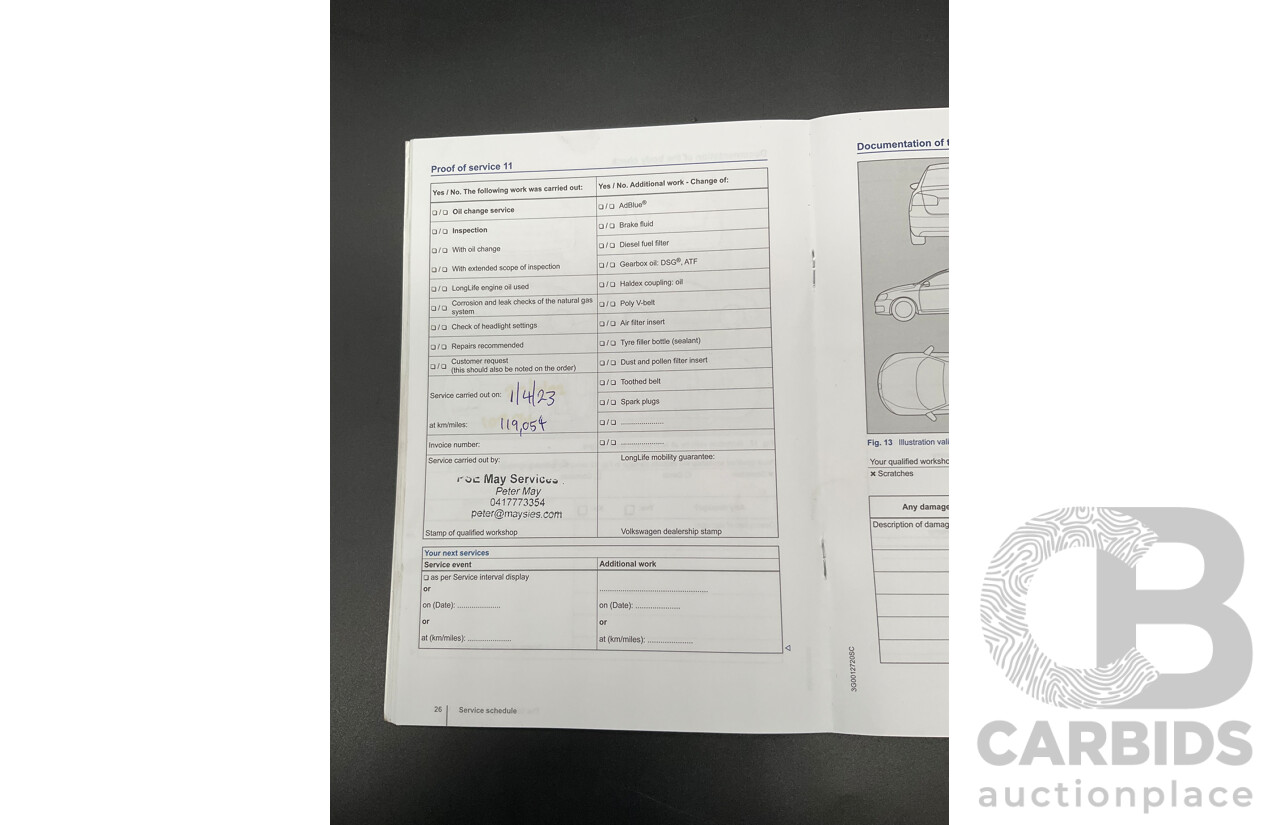 06/2016 Volkswagen Passat 140 TDI Highline (FWD) 3C MY16 4d Sedan Pure White Turbo Diesel 2.0L