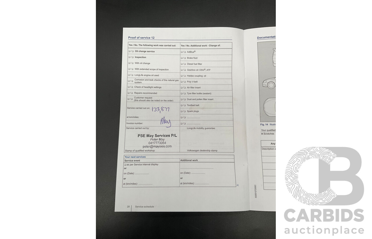 06/2016 Volkswagen Passat 140 TDI Highline (FWD) 3C MY16 4d Sedan Pure White Turbo Diesel 2.0L