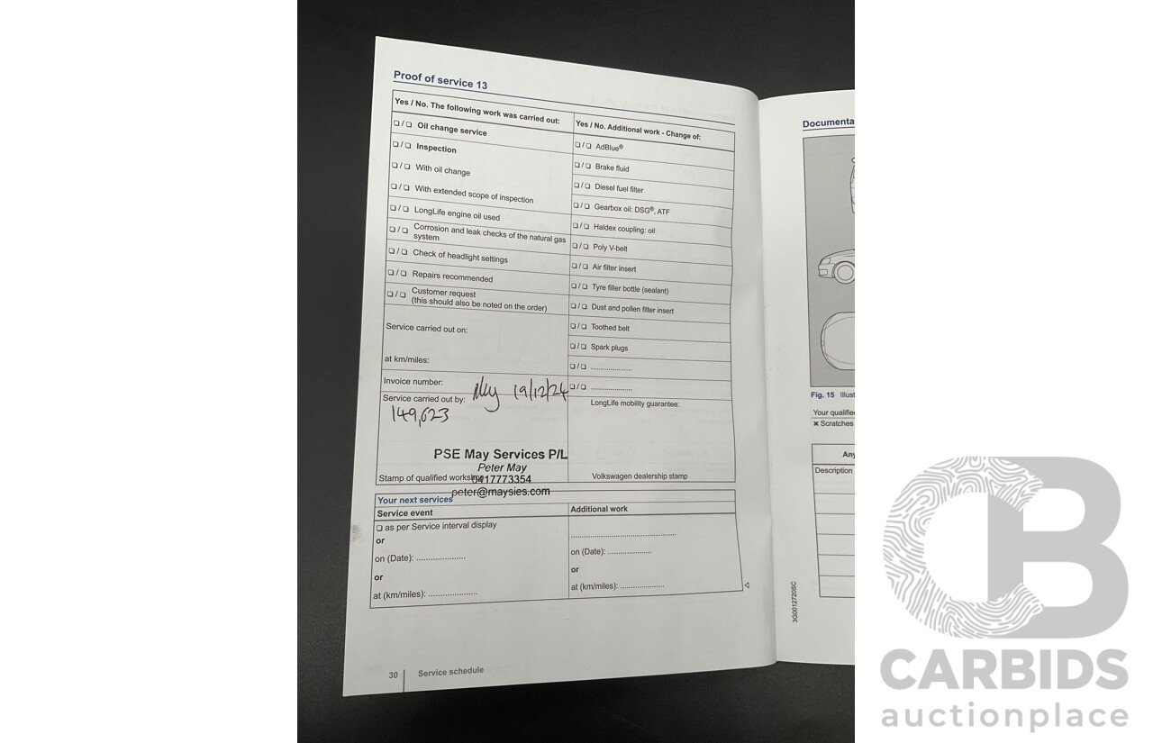 06/2016 Volkswagen Passat 140 TDI Highline (FWD) 3C MY16 4d Sedan Pure White Turbo Diesel 2.0L