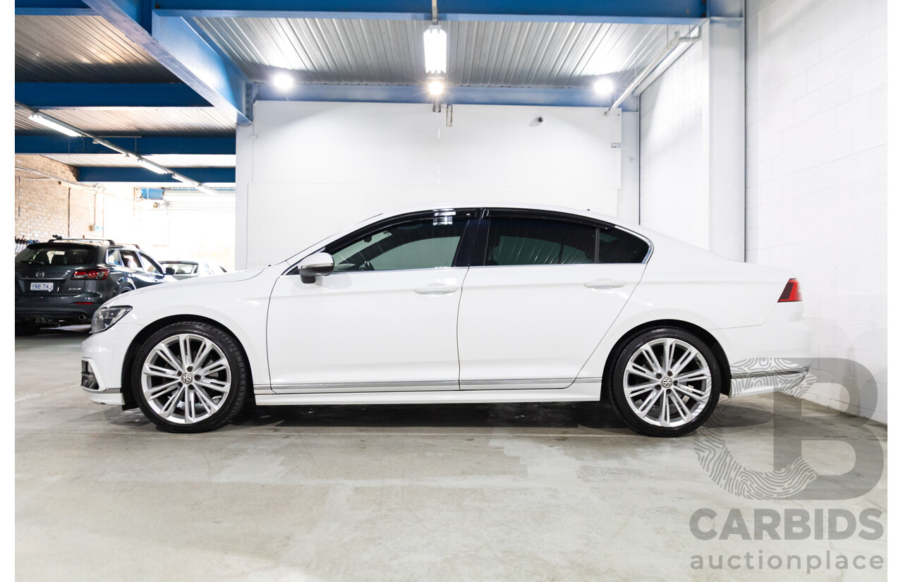 06/2016 Volkswagen Passat 140 TDI Highline (FWD) 3C MY16 4d Sedan Pure White Turbo Diesel 2.0L