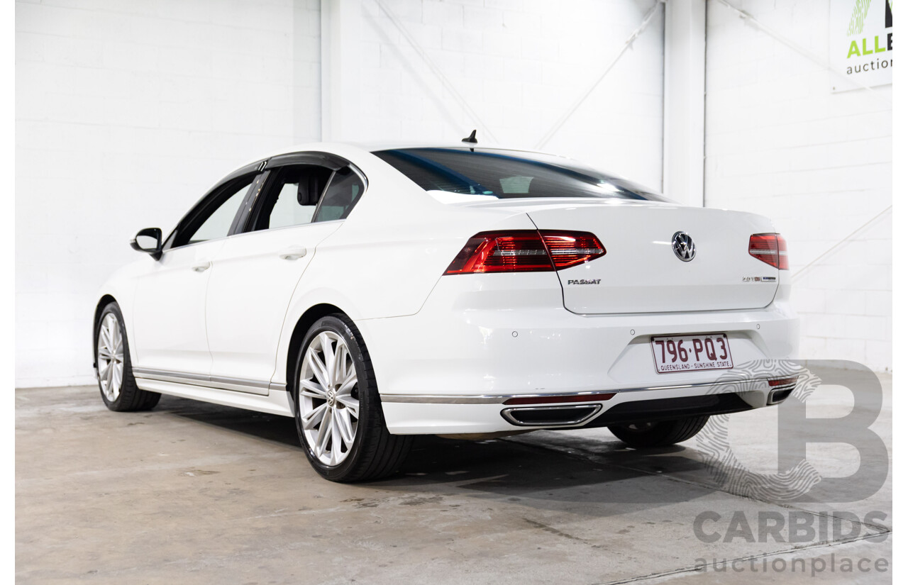 06/2016 Volkswagen Passat 140 TDI Highline (FWD) 3C MY16 4d Sedan Pure White Turbo Diesel 2.0L