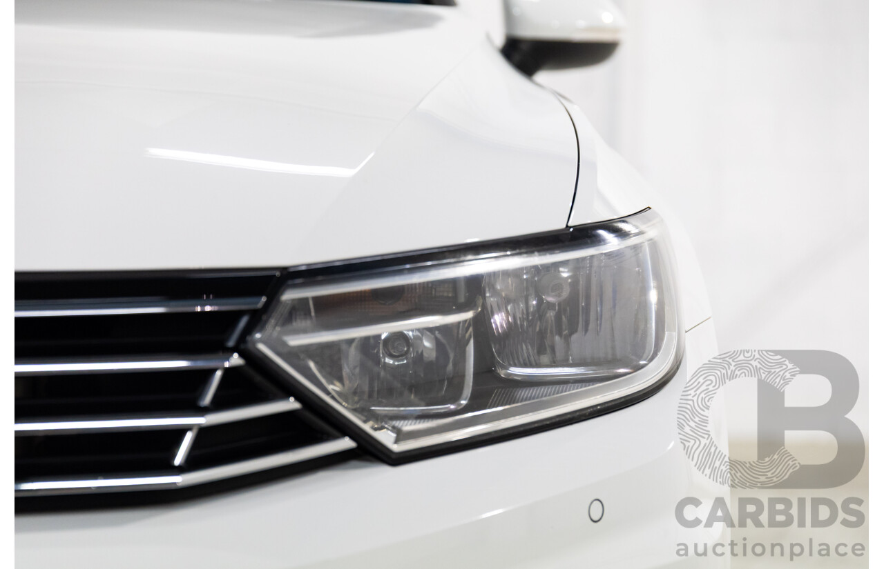06/2016 Volkswagen Passat 140 TDI Highline (FWD) 3C MY16 4d Sedan Pure White Turbo Diesel 2.0L