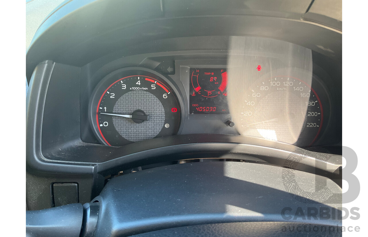 09/2016 Isuzu D-Max SX HI-RIDE (4x2) RWD TF MY15.5 C/Chas White Turbo Diesel 3.0L