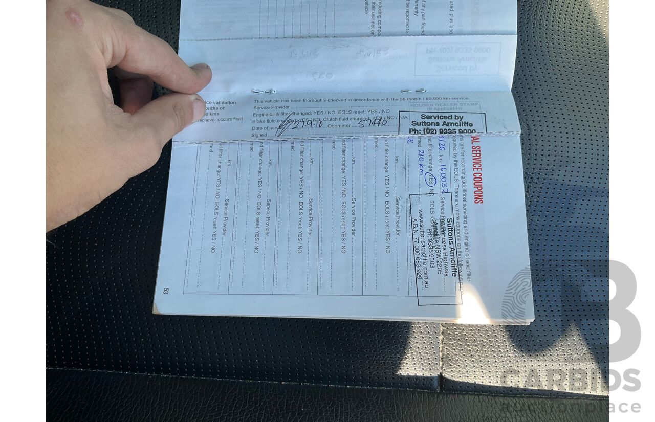 10/2015 Holden Captiva 7 LS (FWD) CG MY15 4d Wagon Blue 2.4L