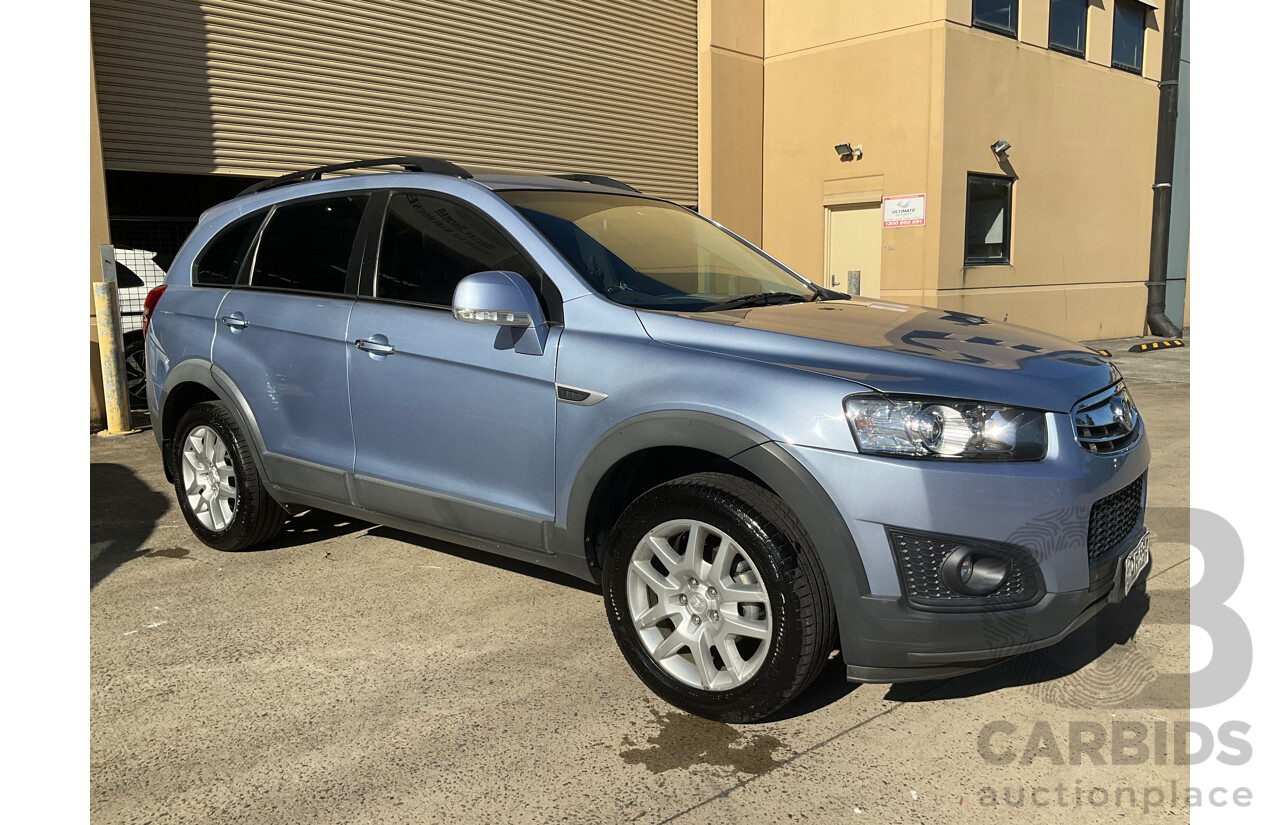 10/2015 Holden Captiva 7 LS (FWD) CG MY15 4d Wagon Blue 2.4L