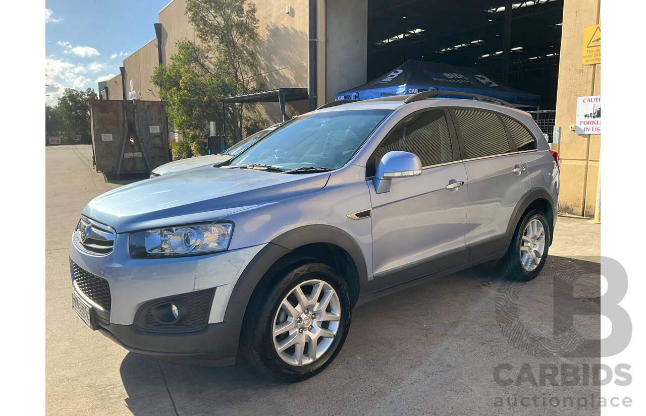 10/2015 Holden Captiva 7 LS (FWD) CG MY15 4d Wagon Blue 2.4L