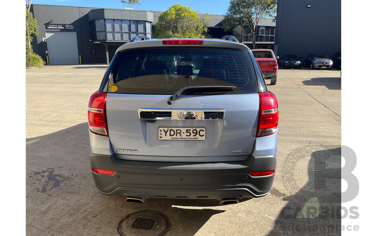 10/2015 Holden Captiva 7 LS (FWD) CG MY15 4d Wagon Blue 2.4L