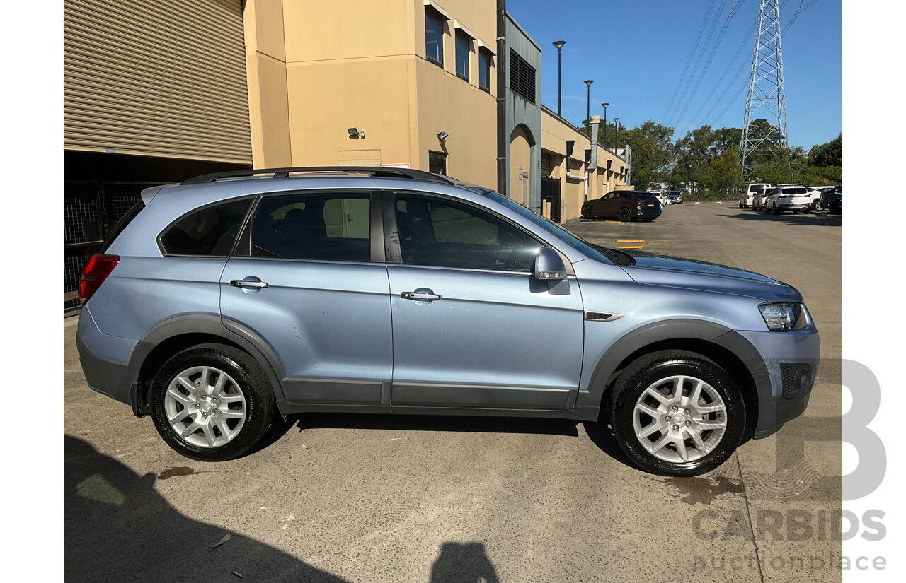 10/2015 Holden Captiva 7 LS (FWD) CG MY15 4d Wagon Blue 2.4L