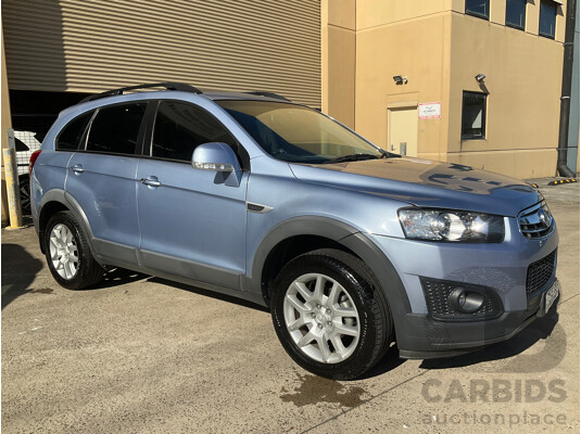 10/2015 Holden Captiva 7 LS (FWD) CG MY15 4d Wagon Blue 2.4L
