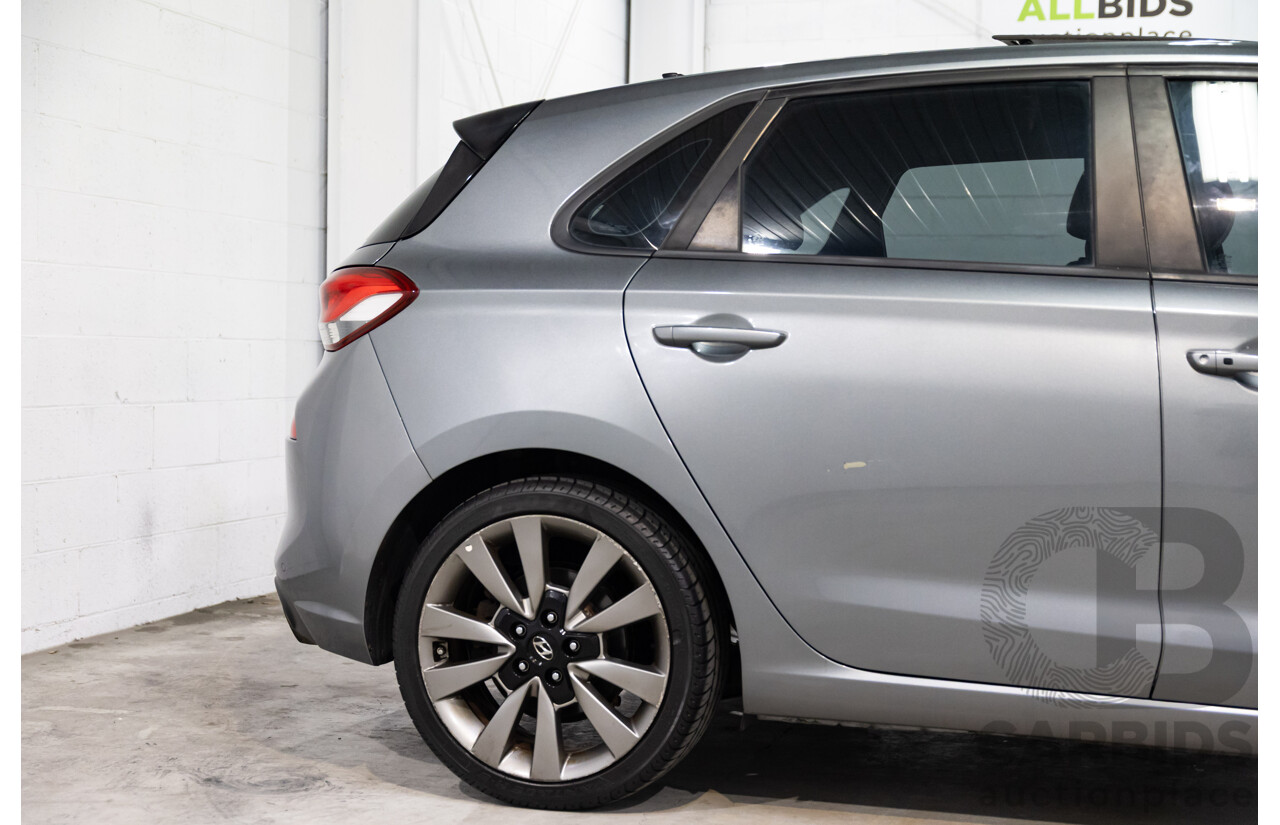 02/2018 Hyundai i30 SR (FWD) PD 4d Hatchback Sparkling Metal Metallic Turbo 1.6L