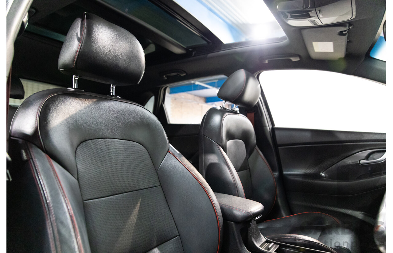 02/2018 Hyundai i30 SR (FWD) PD 4d Hatchback Sparkling Metal Metallic Turbo 1.6L