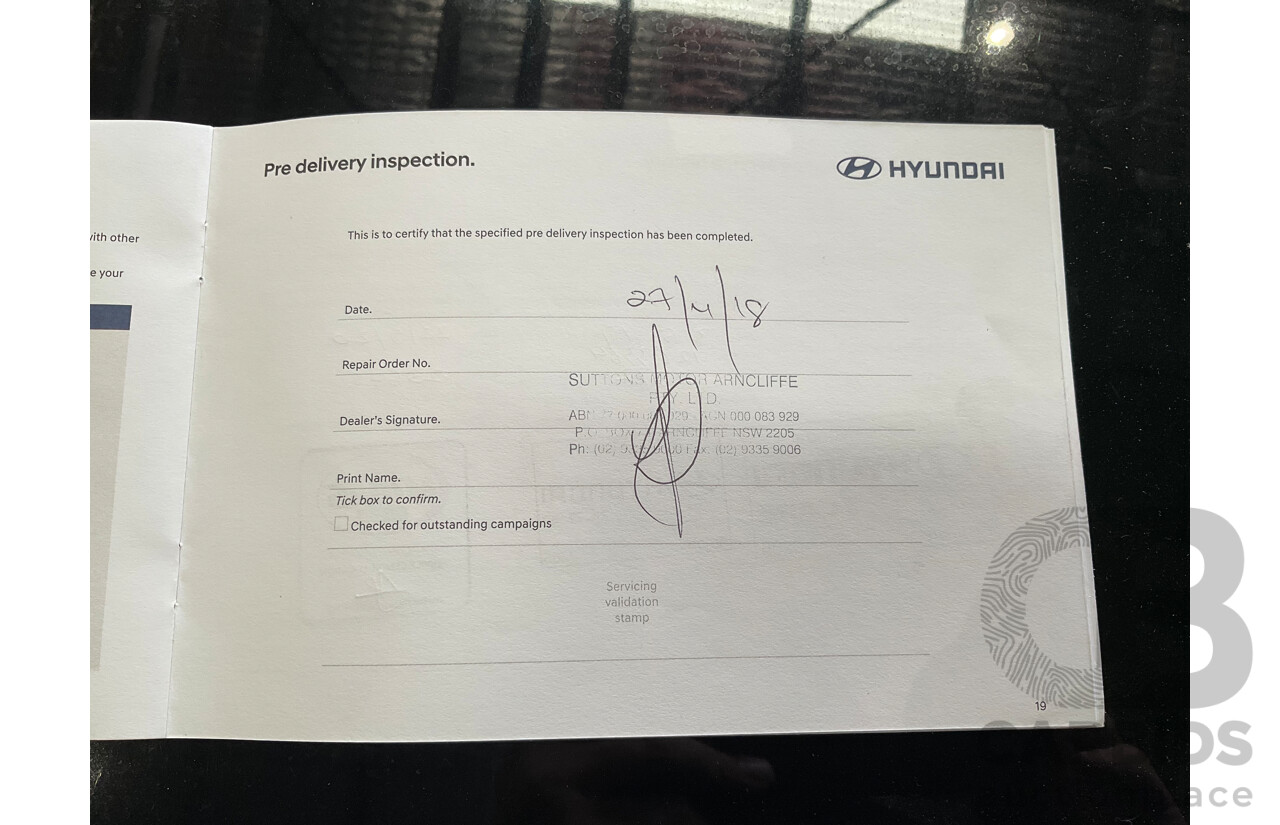 02/2018 Hyundai i30 SR (FWD) PD 4d Hatchback Sparkling Metal Metallic Turbo 1.6L