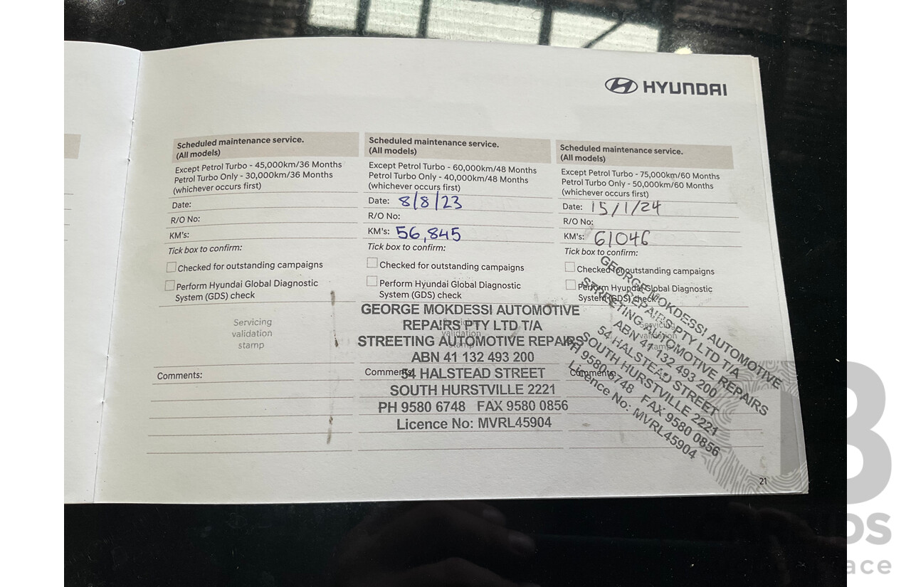 02/2018 Hyundai i30 SR (FWD) PD 4d Hatchback Sparkling Metal Metallic Turbo 1.6L