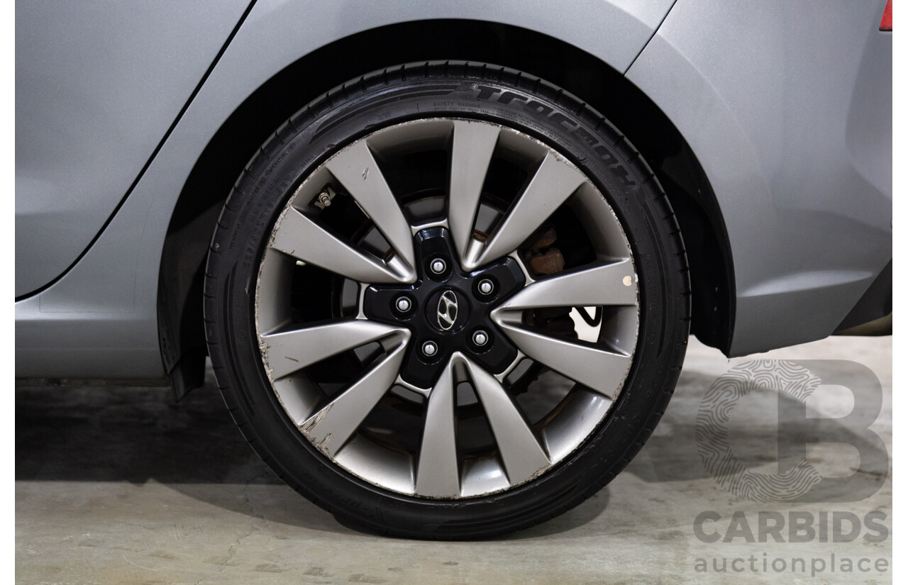 02/2018 Hyundai i30 SR (FWD) PD 4d Hatchback Sparkling Metal Metallic Turbo 1.6L