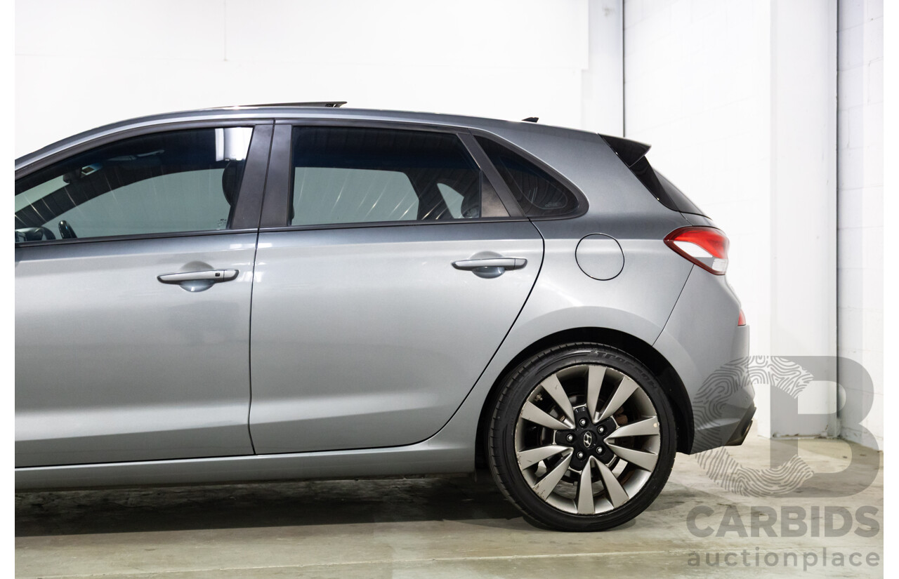 02/2018 Hyundai i30 SR (FWD) PD 4d Hatchback Sparkling Metal Metallic Turbo 1.6L