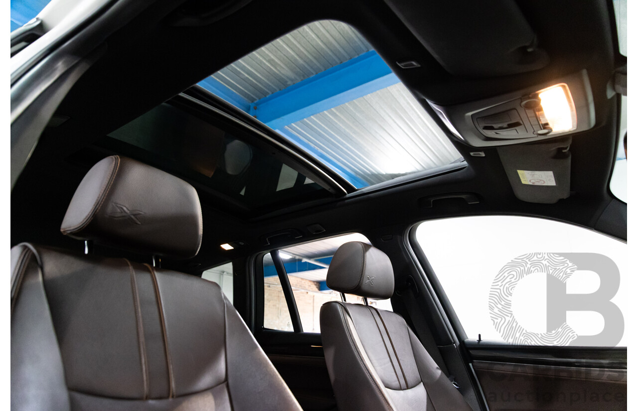 9/2014 BMW X3 xDrive30d F25 MY14 4d Wagon Mineral White Metallic Turbo Diesel 3.0L