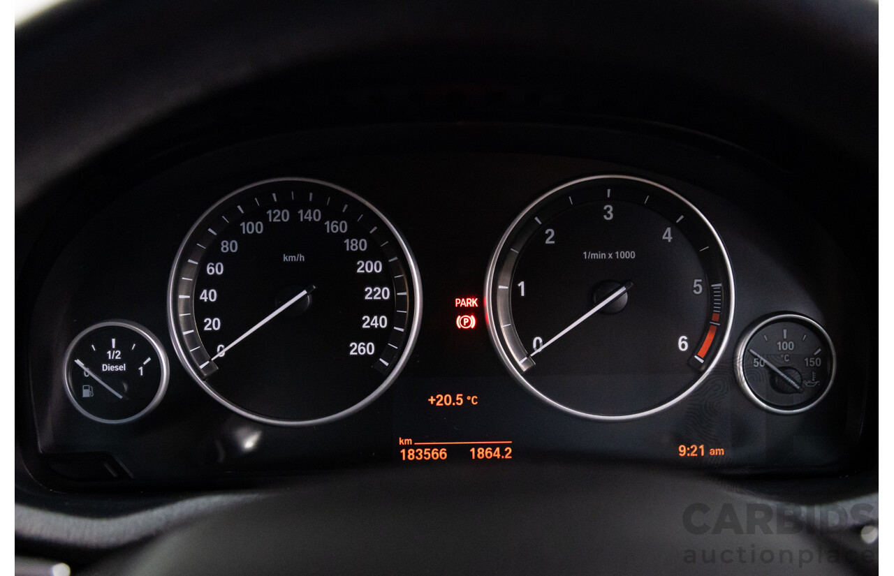 9/2014 BMW X3 xDrive30d F25 MY14 4d Wagon Mineral White Metallic Turbo Diesel 3.0L