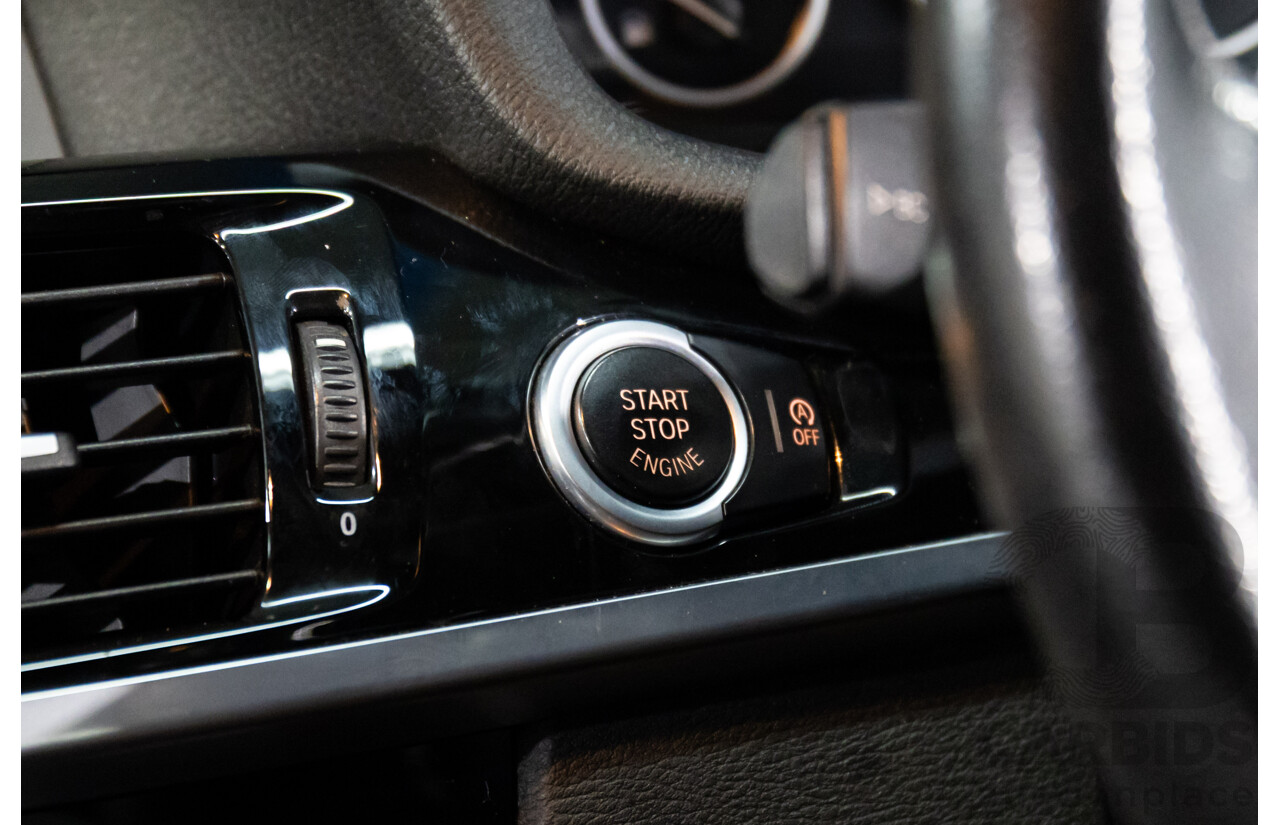 9/2014 BMW X3 xDrive30d F25 MY14 4d Wagon Mineral White Metallic Turbo Diesel 3.0L