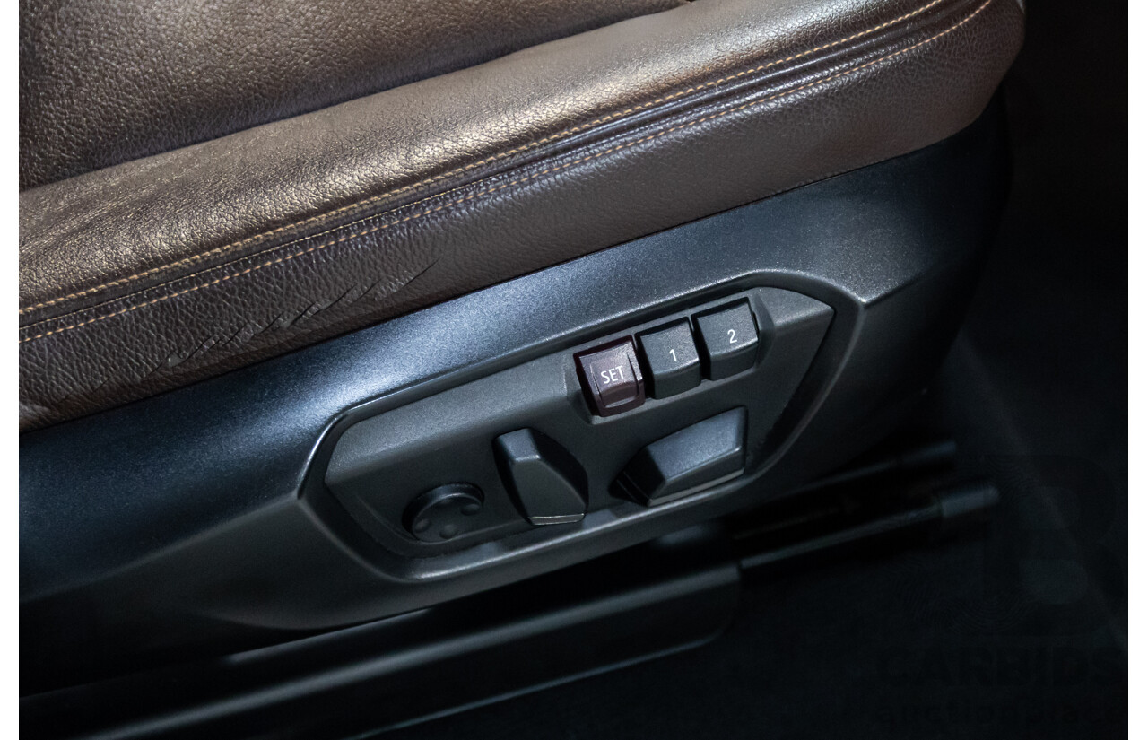 9/2014 BMW X3 xDrive30d F25 MY14 4d Wagon Mineral White Metallic Turbo Diesel 3.0L