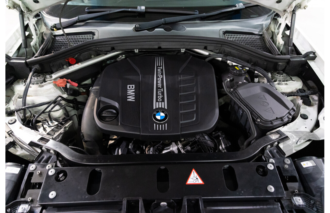 9/2014 BMW X3 xDrive30d F25 MY14 4d Wagon Mineral White Metallic Turbo Diesel 3.0L