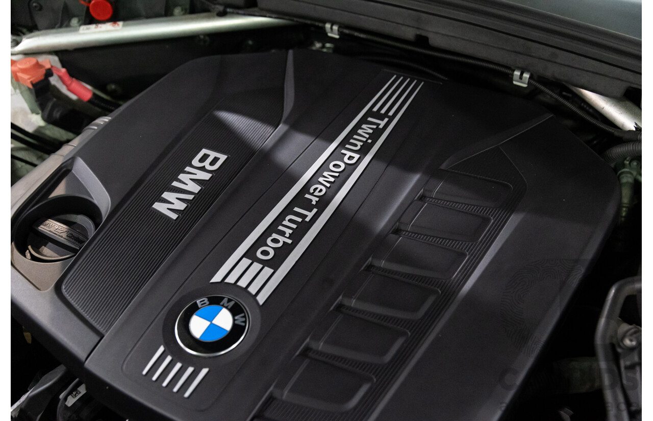 9/2014 BMW X3 xDrive30d F25 MY14 4d Wagon Mineral White Metallic Turbo Diesel 3.0L