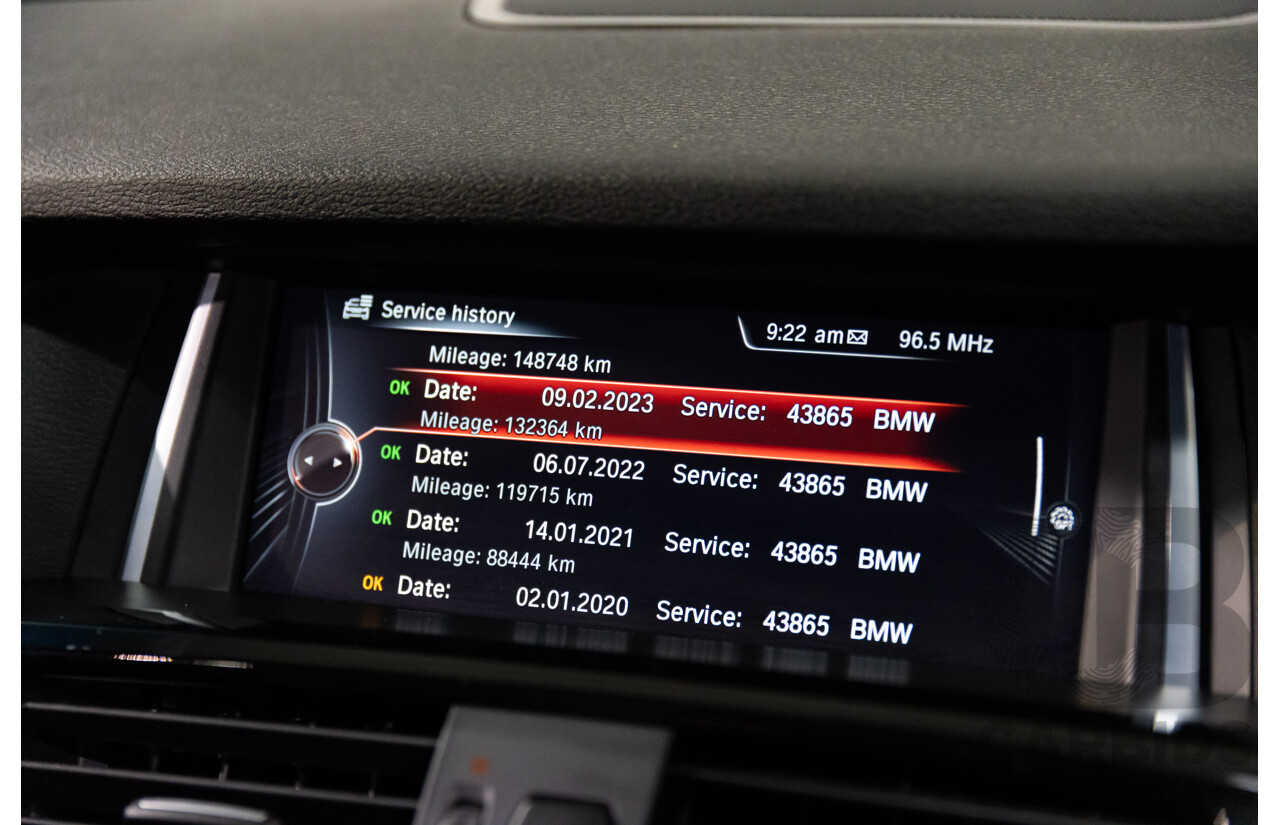 9/2014 BMW X3 xDrive30d F25 MY14 4d Wagon Mineral White Metallic Turbo Diesel 3.0L