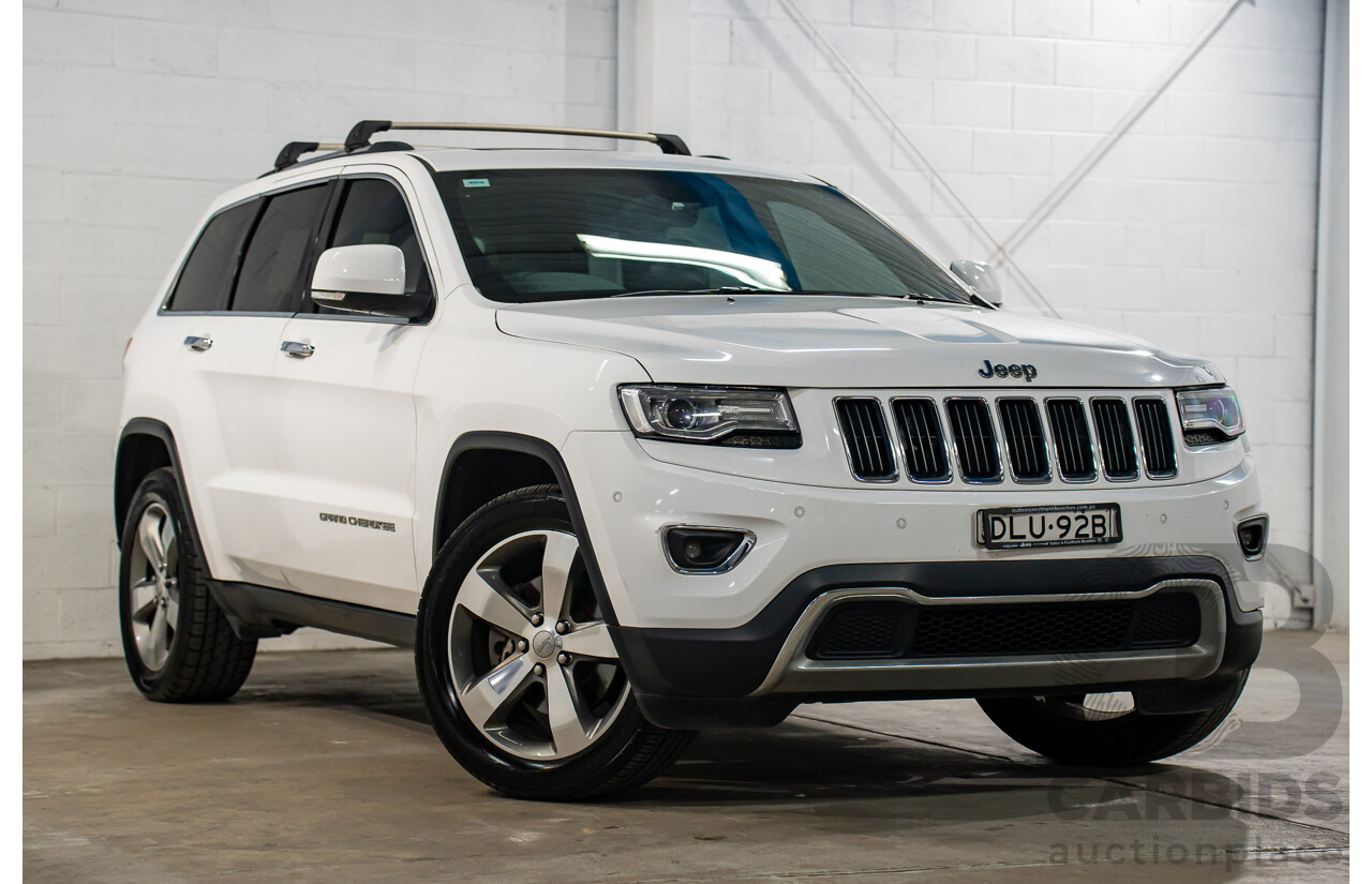 11/2016 Jeep Grand Cherokee Limited (4x4) WK MY15 4d Wagon Bright White V6 3.6L