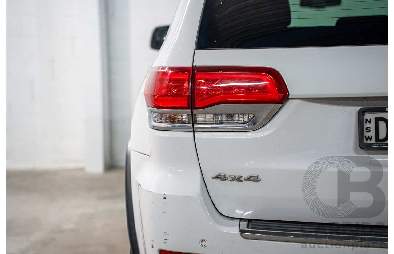 11/2016 Jeep Grand Cherokee Limited (4x4) WK MY15 4d Wagon Bright White V6 3.6L