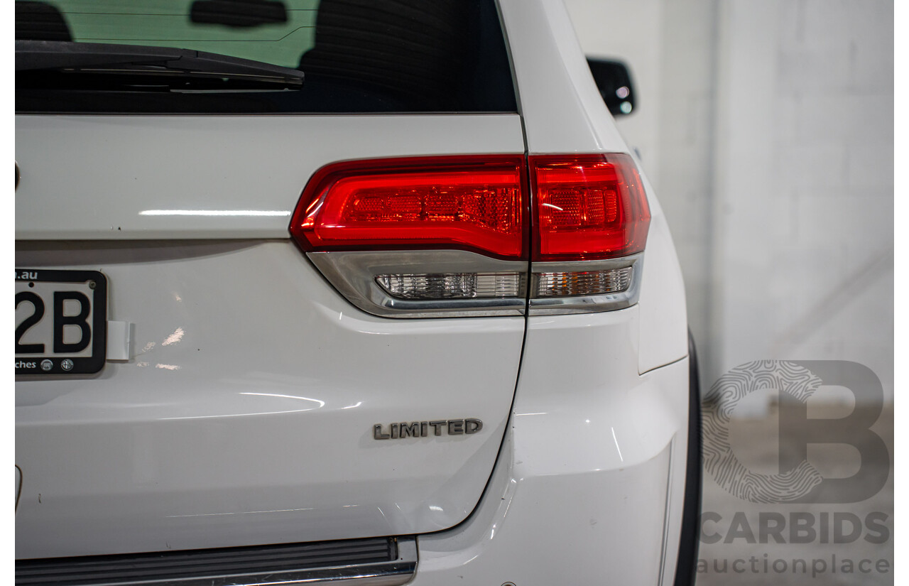 11/2016 Jeep Grand Cherokee Limited (4x4) WK MY15 4d Wagon Bright White V6 3.6L