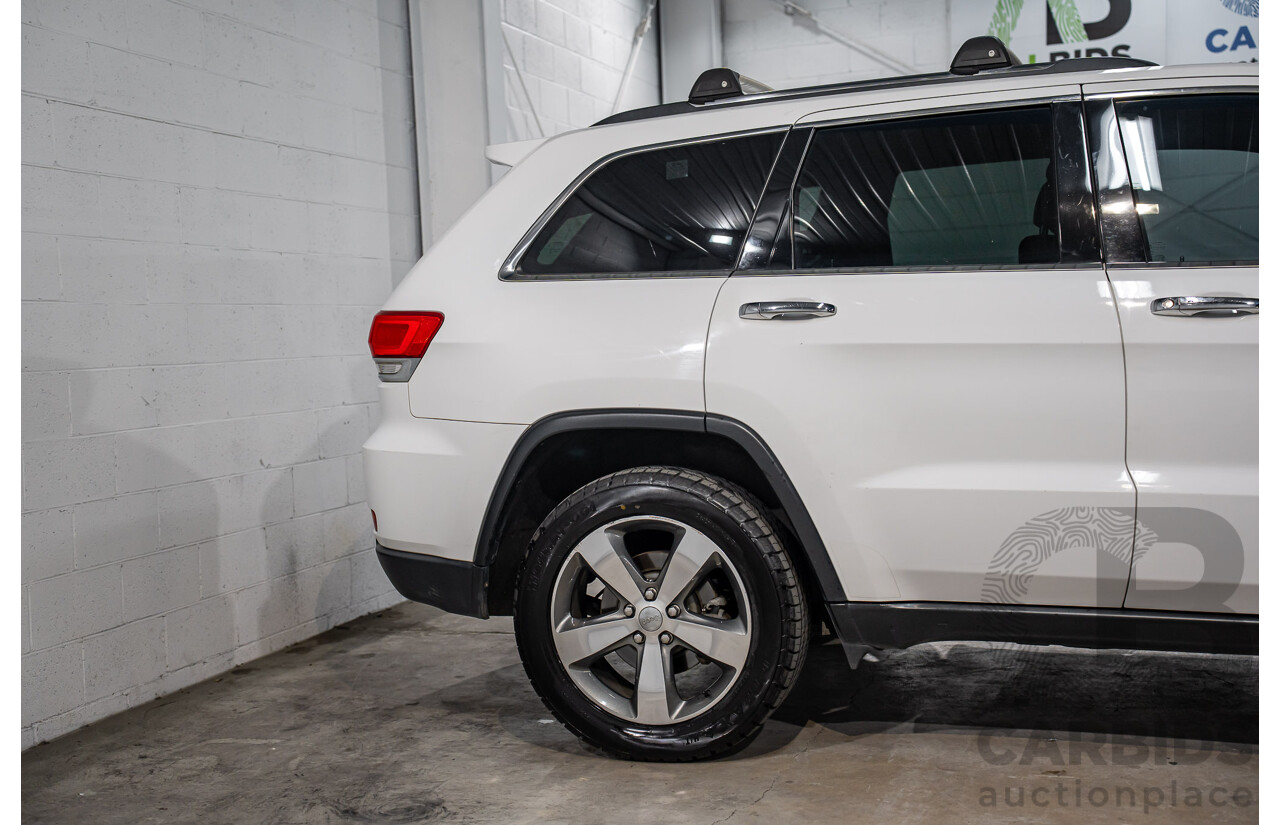 11/2016 Jeep Grand Cherokee Limited (4x4) WK MY15 4d Wagon Bright White V6 3.6L