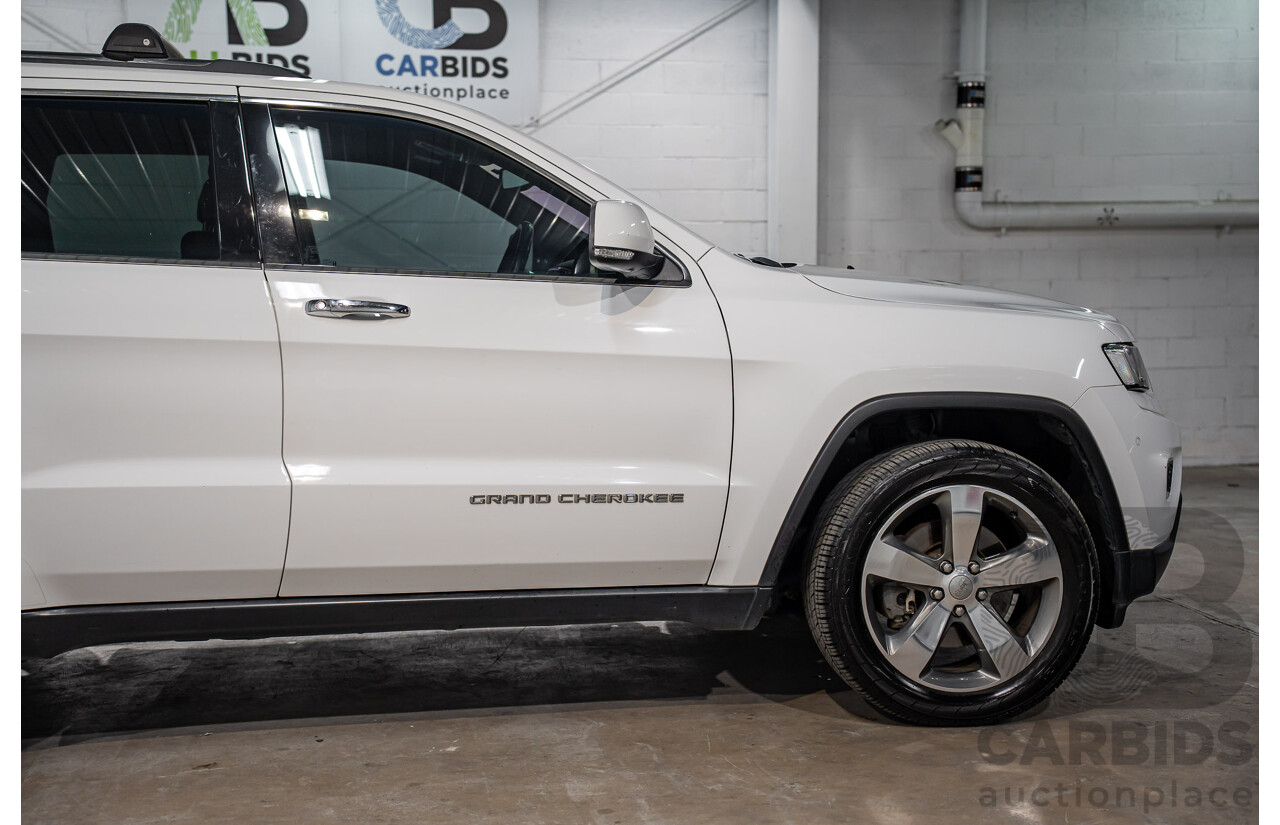 11/2016 Jeep Grand Cherokee Limited (4x4) WK MY15 4d Wagon Bright White V6 3.6L