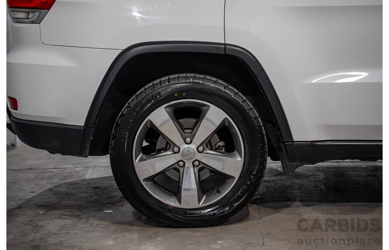 11/2016 Jeep Grand Cherokee Limited (4x4) WK MY15 4d Wagon Bright White V6 3.6L