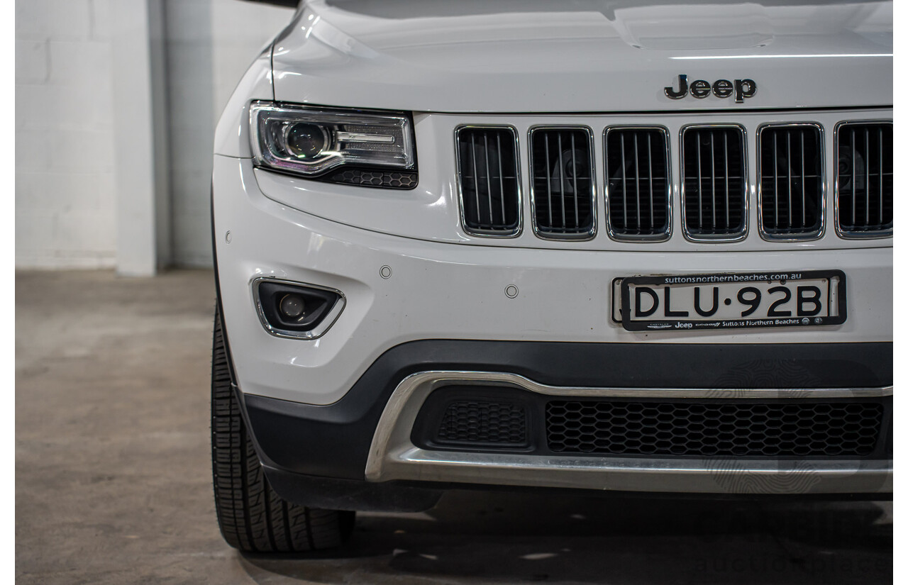 11/2016 Jeep Grand Cherokee Limited (4x4) WK MY15 4d Wagon Bright White V6 3.6L