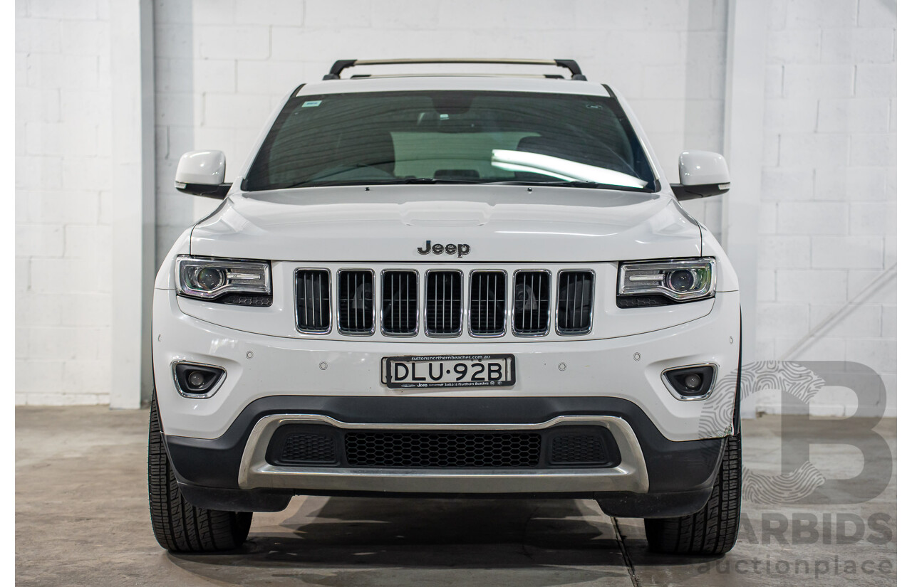 11/2016 Jeep Grand Cherokee Limited (4x4) WK MY15 4d Wagon Bright White V6 3.6L
