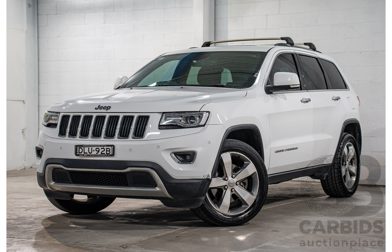 11/2016 Jeep Grand Cherokee Limited (4x4) WK MY15 4d Wagon Bright White V6 3.6L