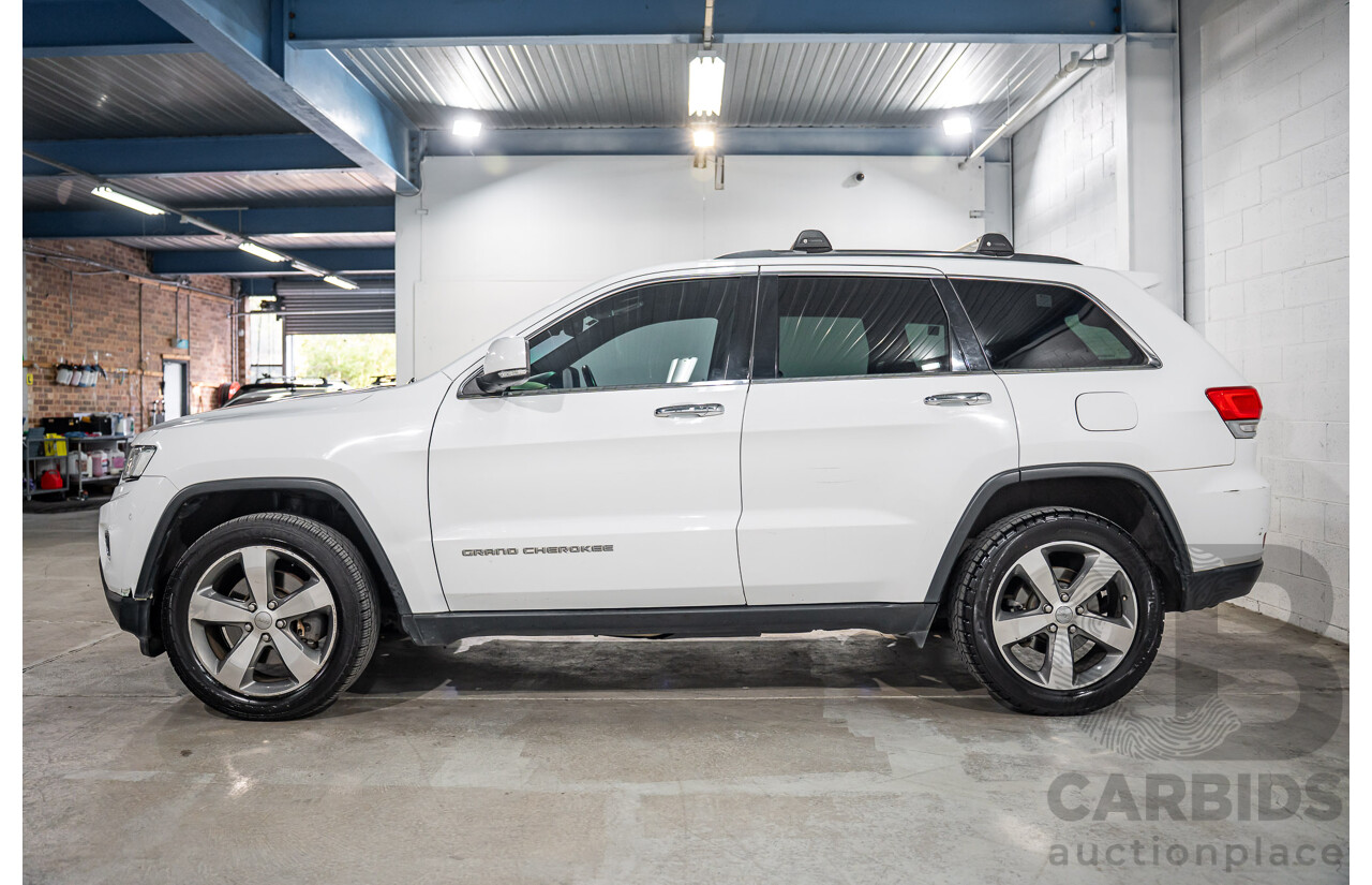 11/2016 Jeep Grand Cherokee Limited (4x4) WK MY15 4d Wagon Bright White V6 3.6L