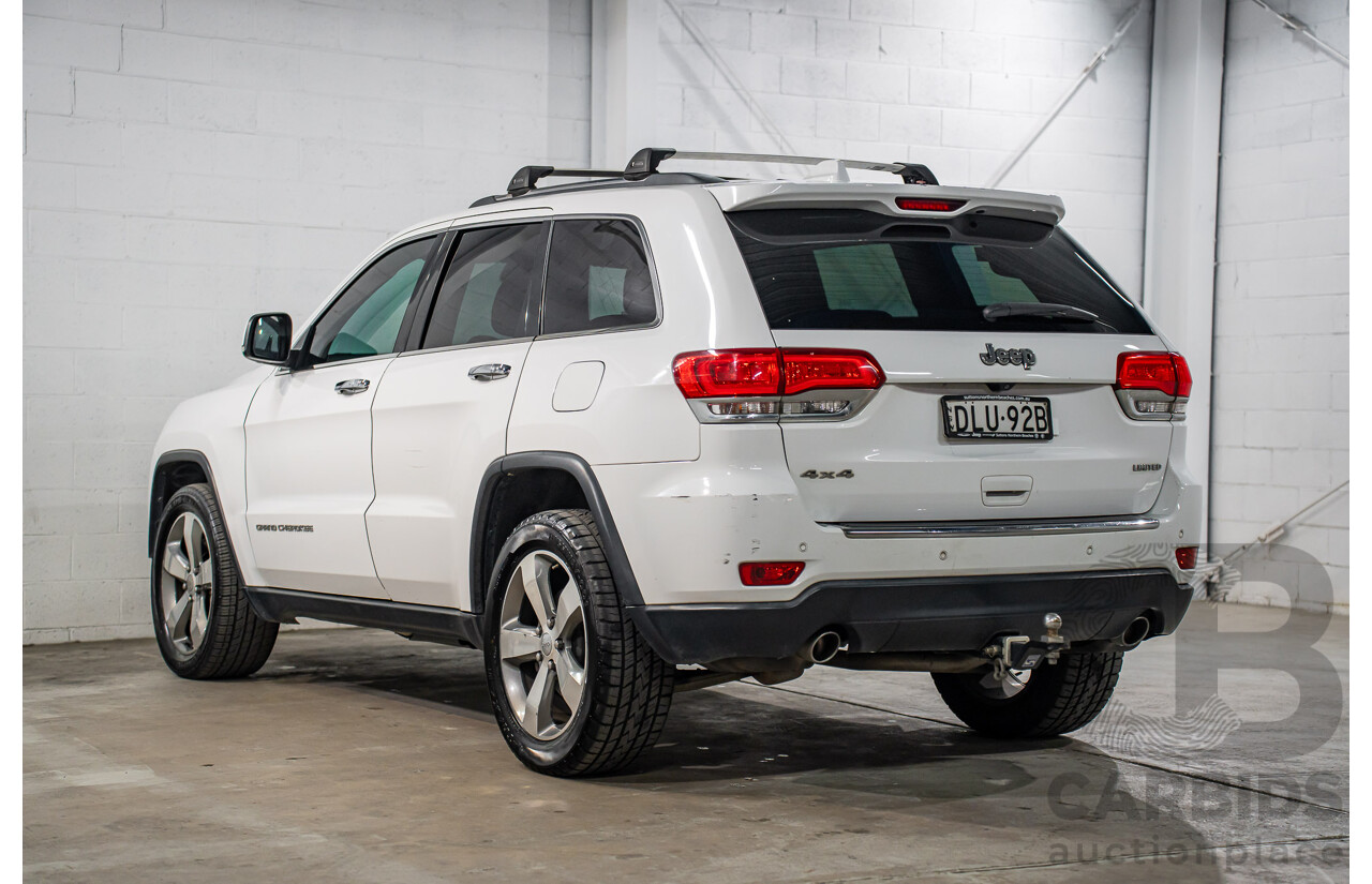 11/2016 Jeep Grand Cherokee Limited (4x4) WK MY15 4d Wagon Bright White V6 3.6L