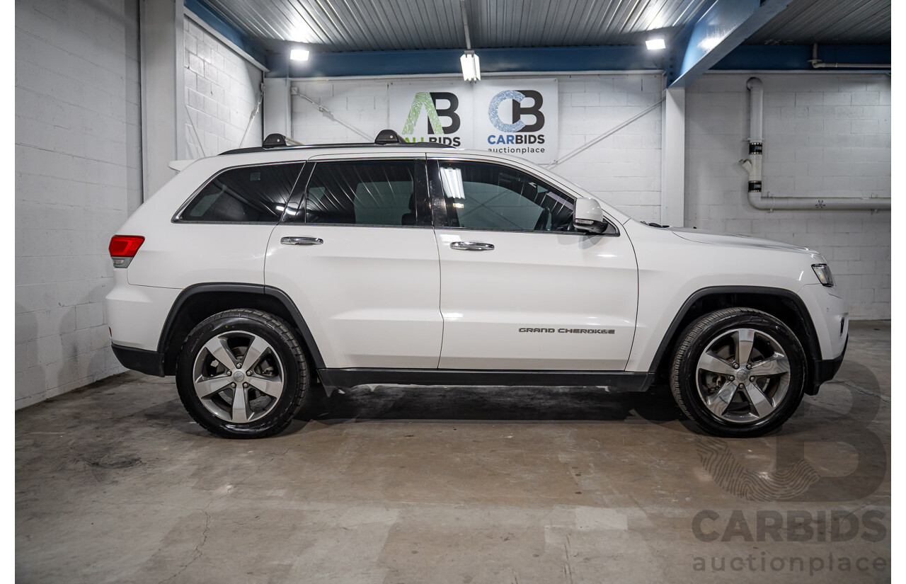 11/2016 Jeep Grand Cherokee Limited (4x4) WK MY15 4d Wagon Bright White V6 3.6L