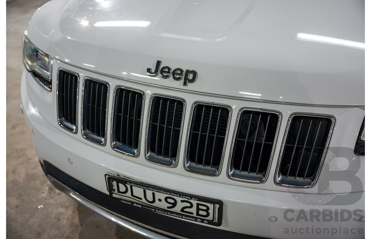 11/2016 Jeep Grand Cherokee Limited (4x4) WK MY15 4d Wagon Bright White V6 3.6L