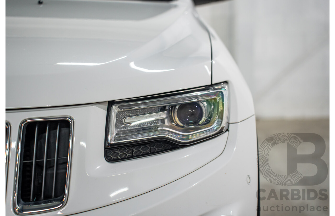 11/2016 Jeep Grand Cherokee Limited (4x4) WK MY15 4d Wagon Bright White V6 3.6L