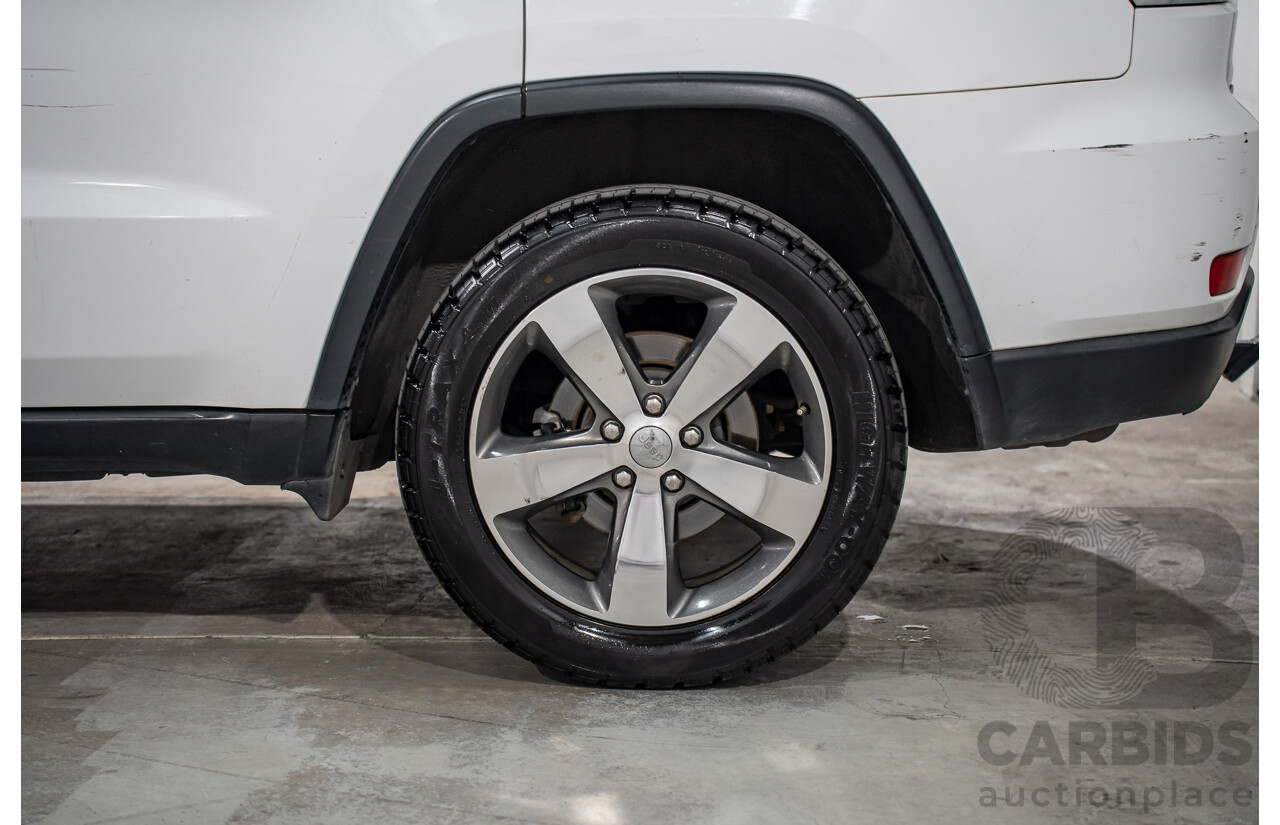 11/2016 Jeep Grand Cherokee Limited (4x4) WK MY15 4d Wagon Bright White V6 3.6L