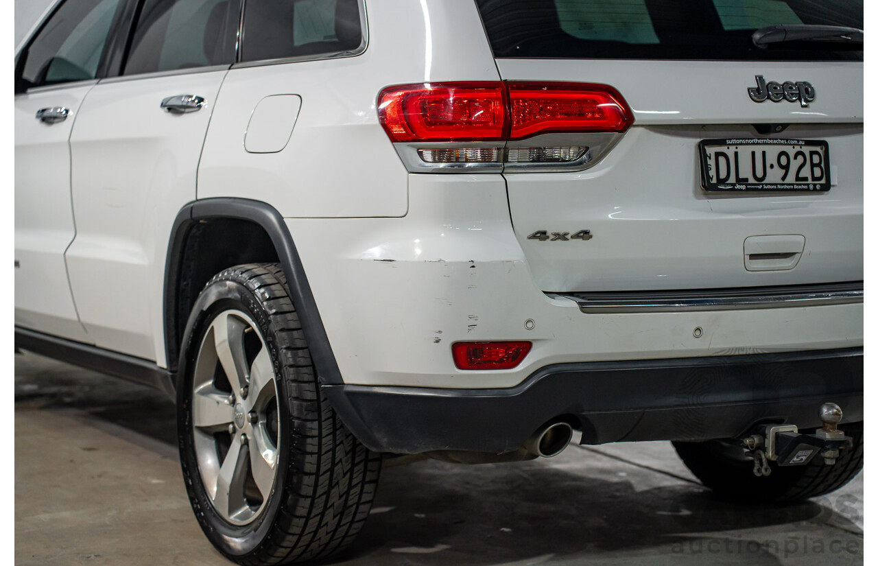 11/2016 Jeep Grand Cherokee Limited (4x4) WK MY15 4d Wagon Bright White V6 3.6L