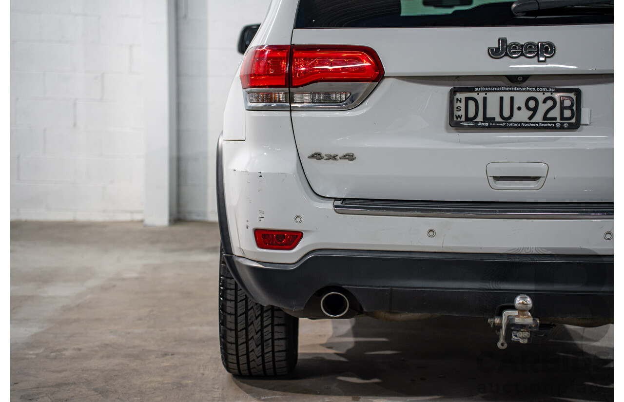 11/2016 Jeep Grand Cherokee Limited (4x4) WK MY15 4d Wagon Bright White V6 3.6L