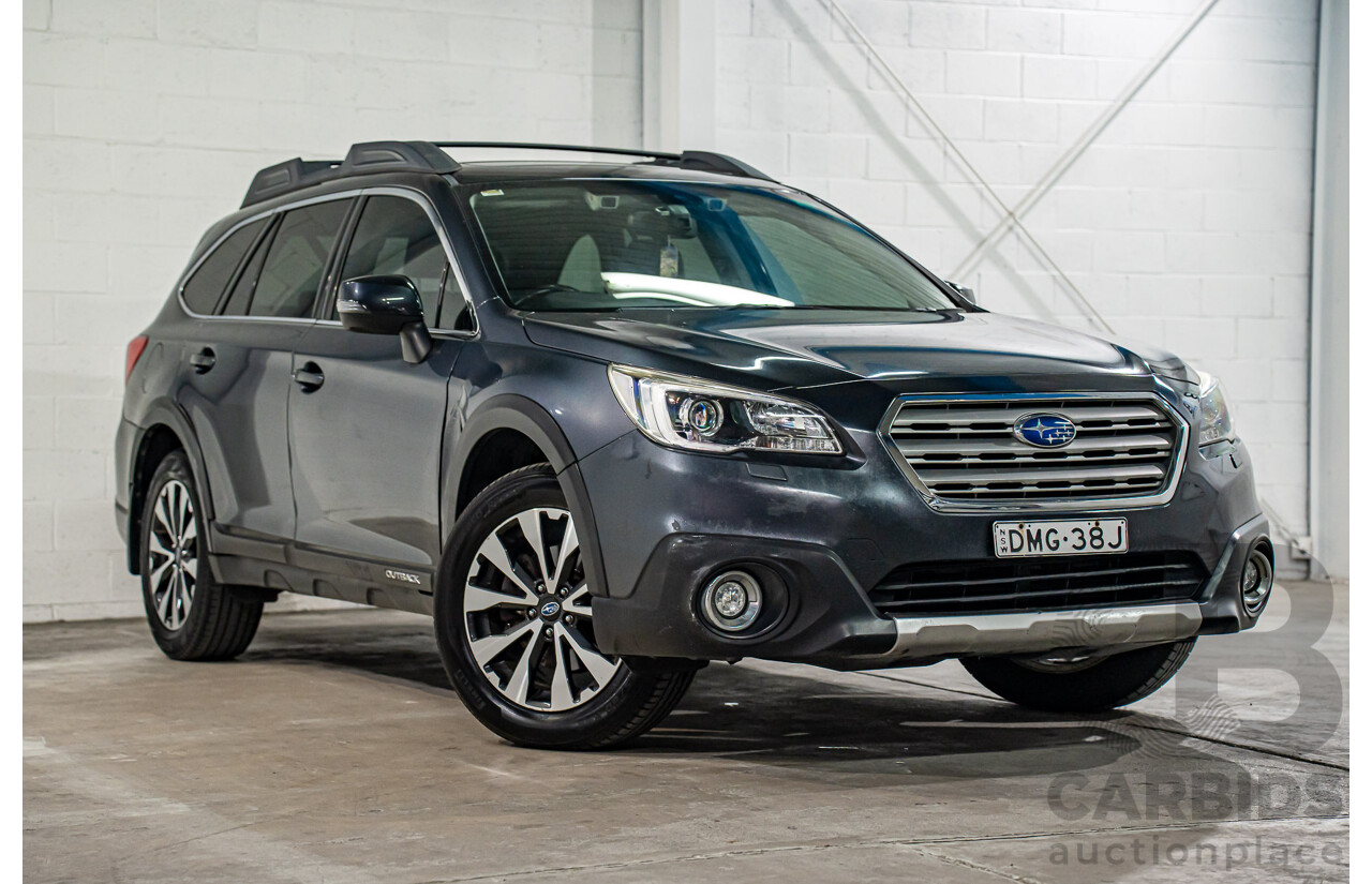 02/2017 Subaru Outback 2.5i Premium (AWD) MY17 4d Wagon Carbide Grey Metallic 2.5L