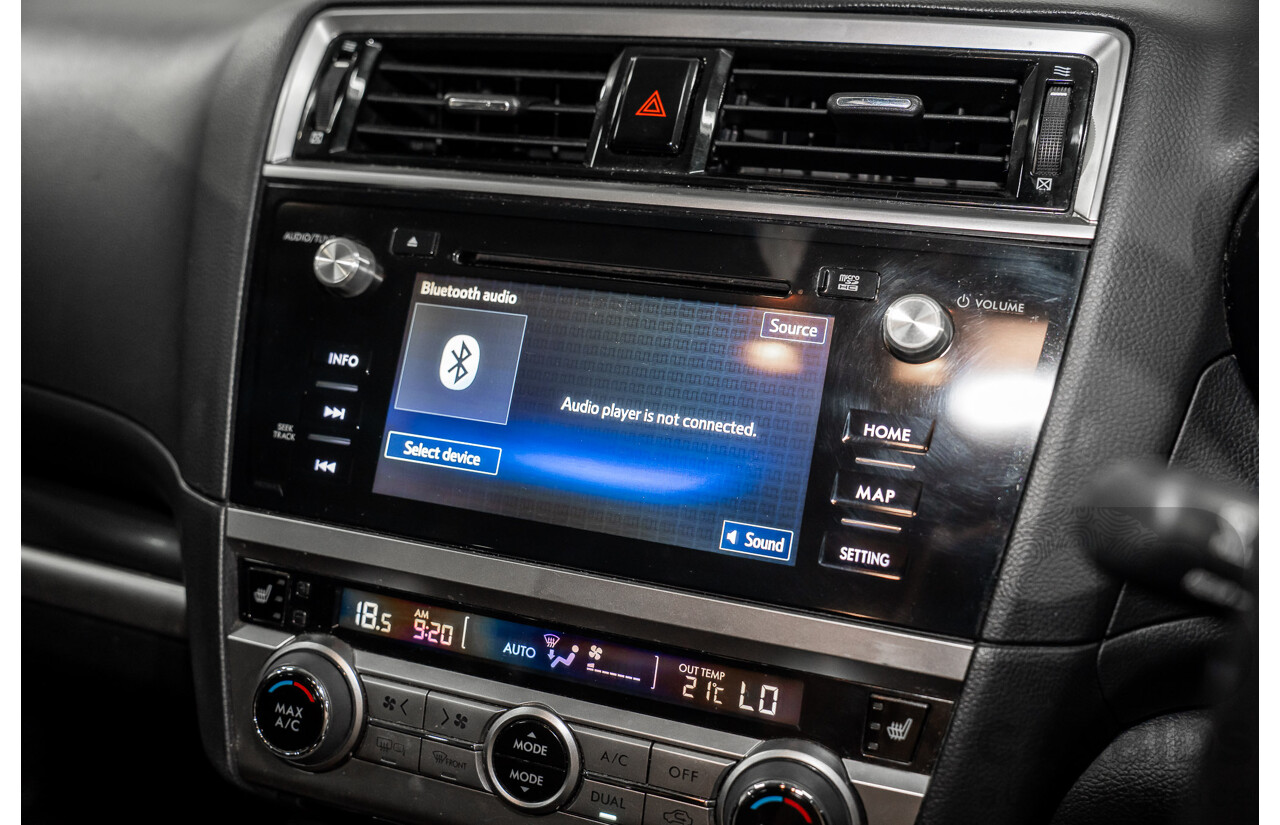 02/2017 Subaru Outback 2.5i Premium (AWD) MY17 4d Wagon Carbide Grey Metallic 2.5L