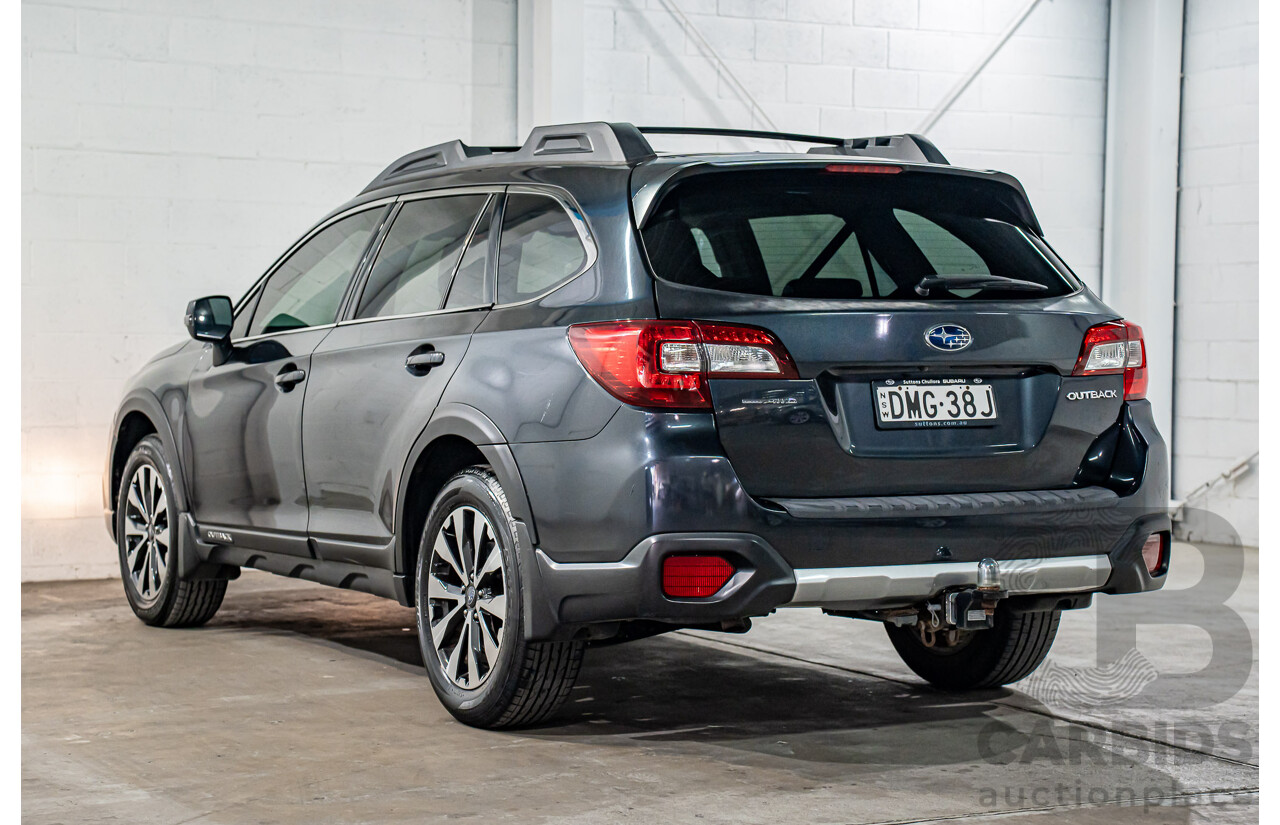 02/2017 Subaru Outback 2.5i Premium (AWD) MY17 4d Wagon Carbide Grey Metallic 2.5L