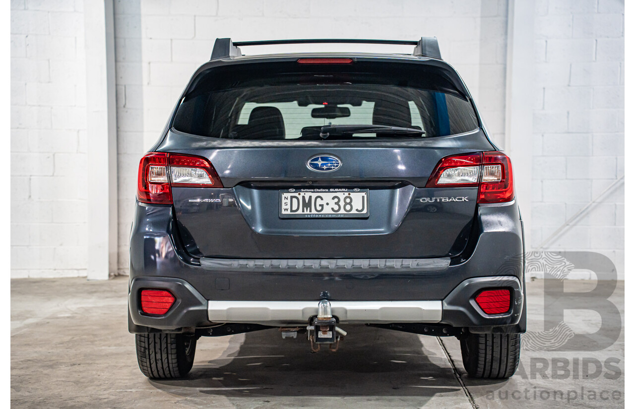02/2017 Subaru Outback 2.5i Premium (AWD) MY17 4d Wagon Carbide Grey Metallic 2.5L