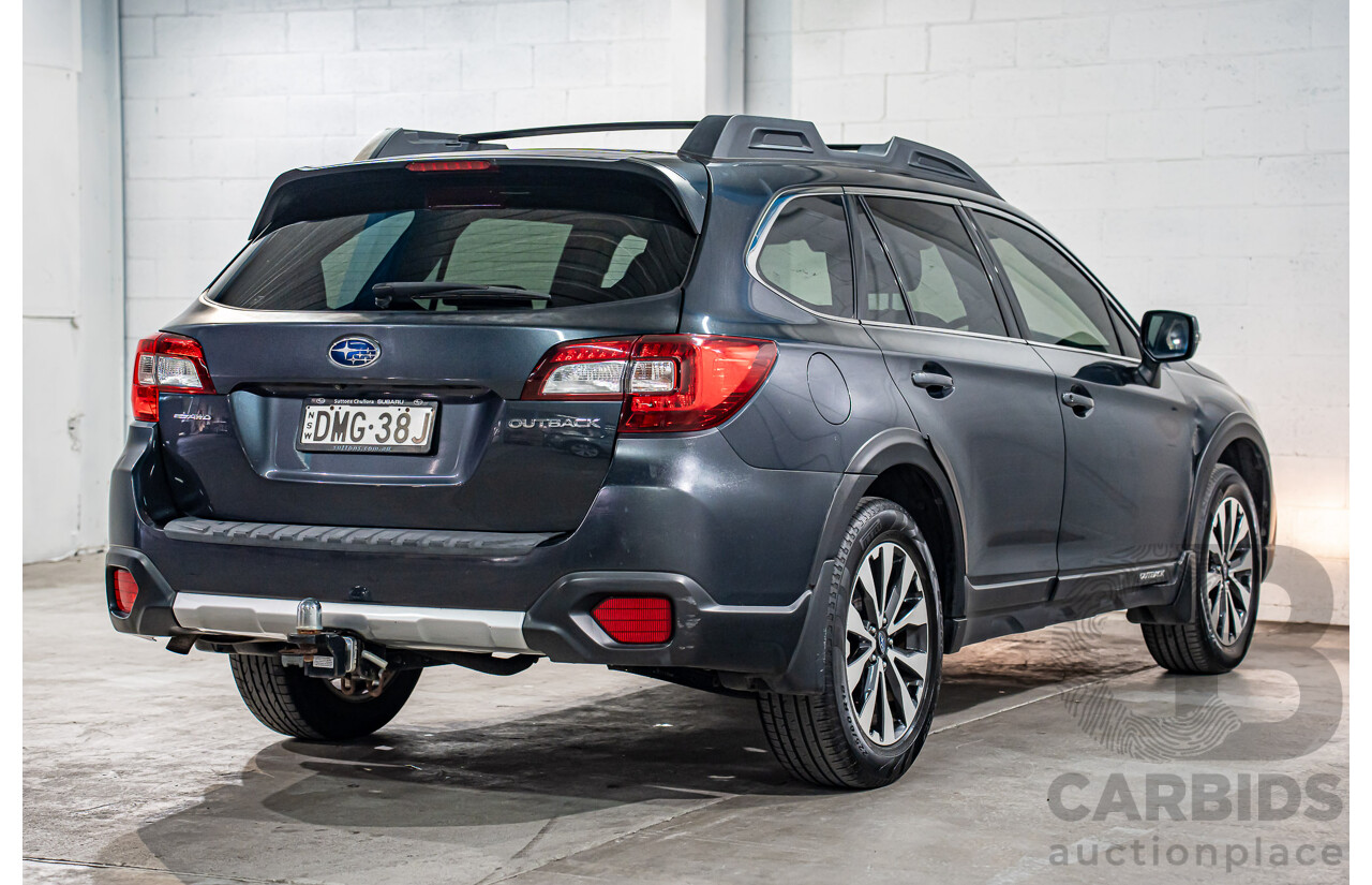 02/2017 Subaru Outback 2.5i Premium (AWD) MY17 4d Wagon Carbide Grey Metallic 2.5L
