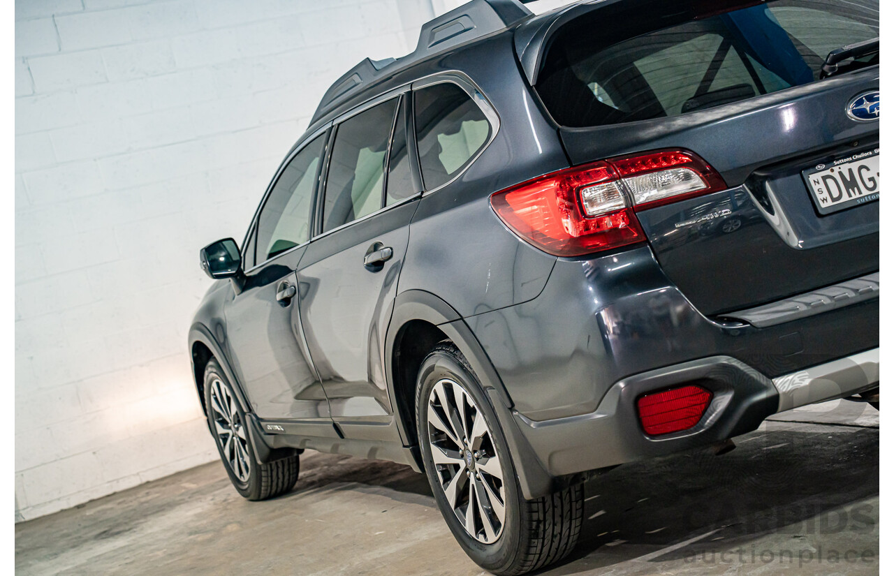 02/2017 Subaru Outback 2.5i Premium (AWD) MY17 4d Wagon Carbide Grey Metallic 2.5L